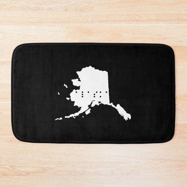 Item preview, Alaska State Shape Braille Shirt designed and sold by sebasssaalinde.
