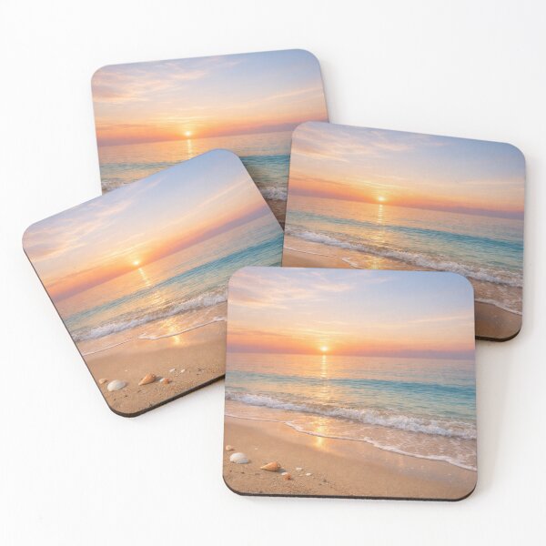 Item preview, Serene Beach Sunset designed and sold by LiliMarieStudio.