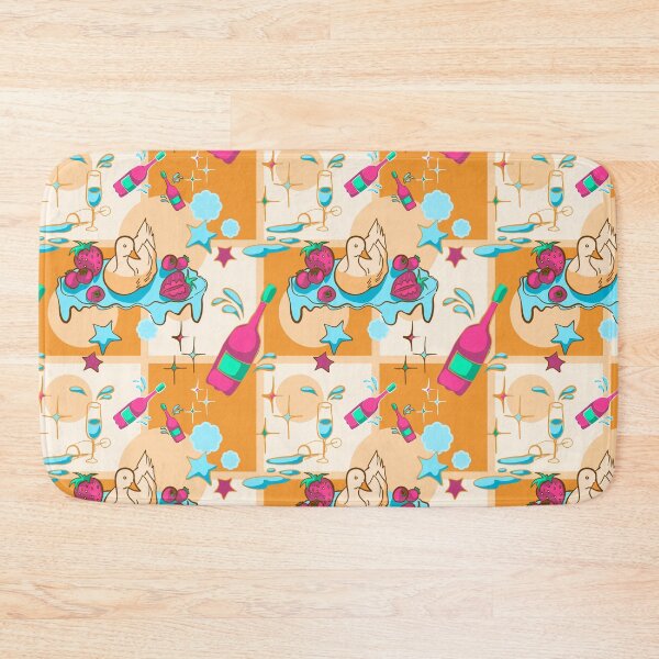 Item preview, Whimsical Celebration Duck Seamless Pattern designed and sold by zanaxxer.