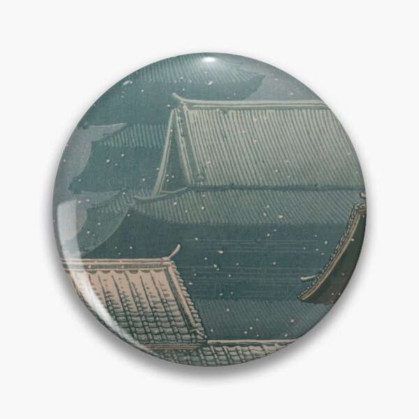 Item preview, Snow at Ueno Pagoda - Kawase Hasui Shin-hanga Japanese Landscape designed and sold by vekotpu.