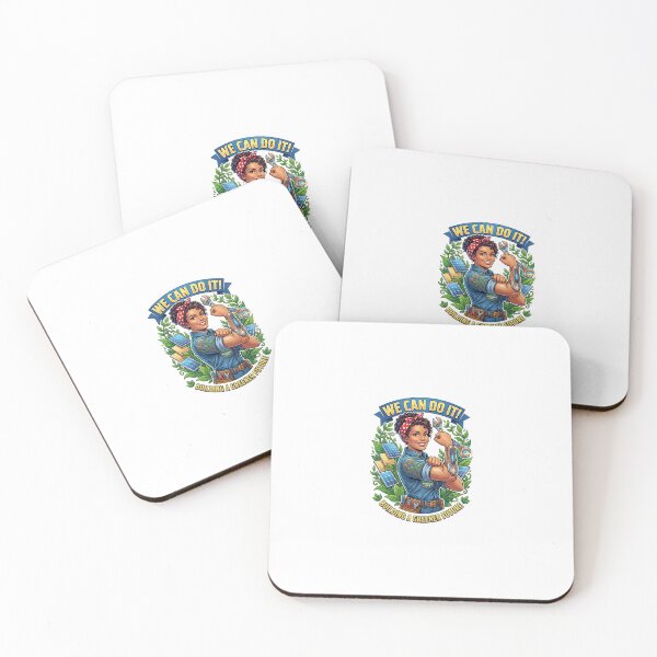 Item preview, Rosie the Riveter Solarpunk Green Energy We Can Do It designed and sold by PictoVibe.