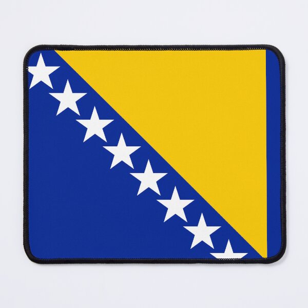 Item preview, Bosnia and Herzegovina Flag, high resolution design designed and sold by cheeseburgercat.