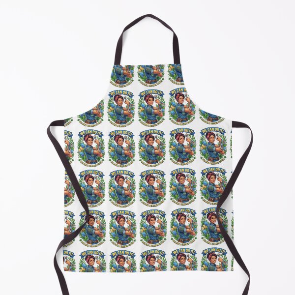 Item preview, Rosie the Riveter Solarpunk Green Energy We Can Do It designed and sold by PictoVibe.