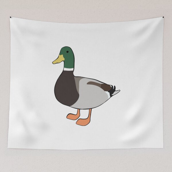 Item preview, Cute Mallard Duck Cute Green Head Waterfowl Illustration designed and sold by Quiajia.