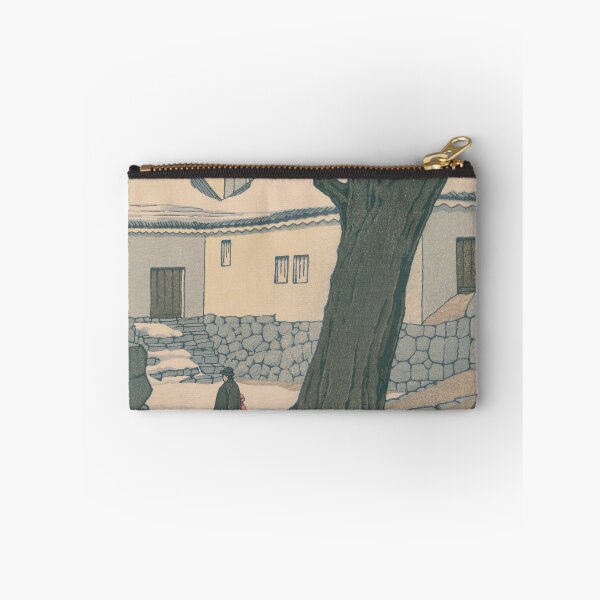 Item preview, Snow at Hikone Castle Outer Grounds - Kawase Hasui Shin-hanga designed and sold by vekotpu.