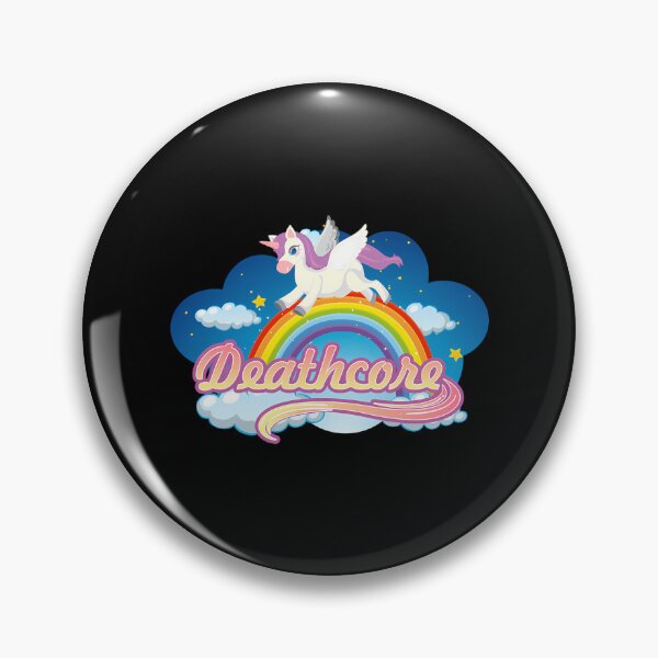 Item preview, Deathcore Rainbow Unicorn designed and sold by paignerdiger.