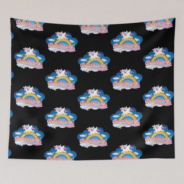 Item preview, Deathcore Rainbow Unicorn designed and sold by paignerdiger.