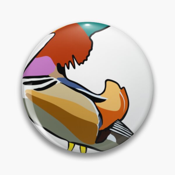 Item preview, Vibrant Mandarin Duck Colorful Exotic Waterfowl designed and sold by Quiajia.