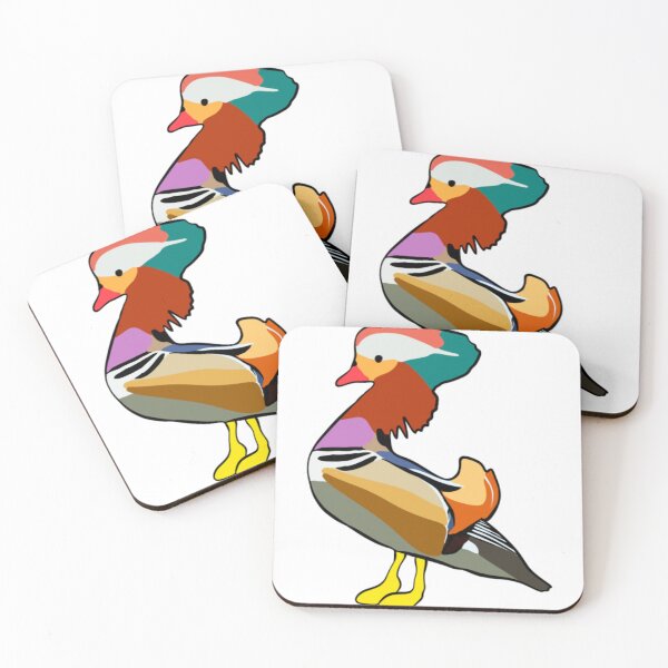 Item preview, Vibrant Mandarin Duck Colorful Exotic Waterfowl designed and sold by Quiajia.