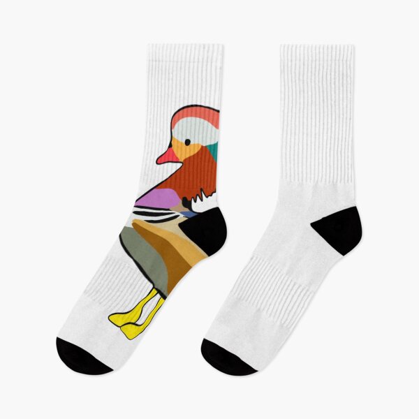 Aperçu de l'œuvre Canard mandarin vibrant, oiseau aquatique exotique coloré créée et vendue par Quiajia.