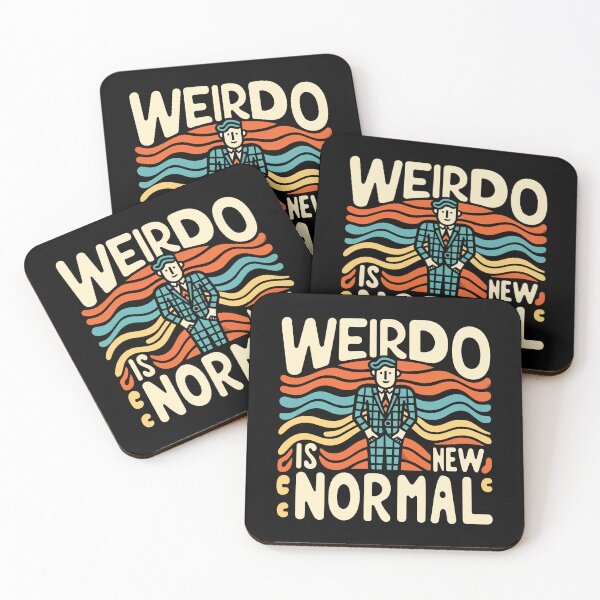 Item preview, Weirdo Is The New Normal – Funny Oddball Quote designed and sold by Scaryzz.