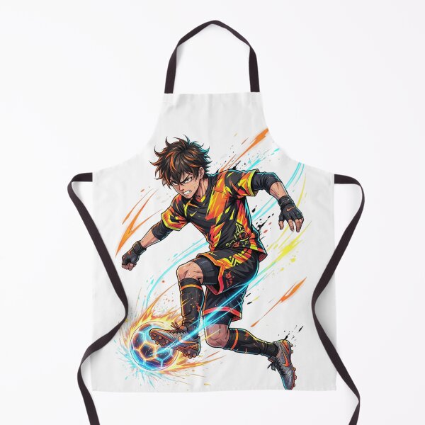 Item preview, Anime Football Player – Neon Street Kick Aesthetic designed and sold by krishna-artdesigns.