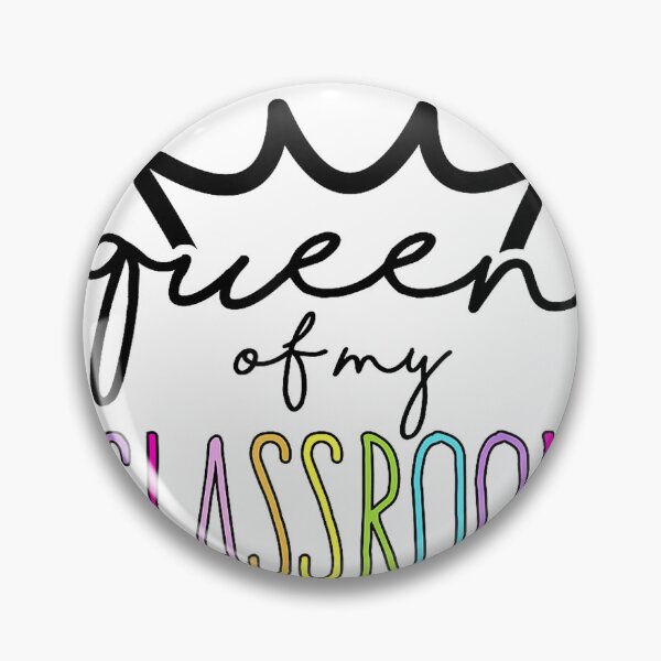 Item preview, Queen Of My Classroom - Colorful Teacher T-Shirt for Men Women designed and sold by gidget-gadget.