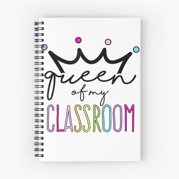 Item preview, Queen Of My Classroom - Colorful Teacher T-Shirt for Men Women designed and sold by gidget-gadget.
