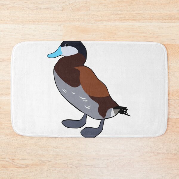Item preview, Cute Ruddy Duck Blue Bill Waterfowl Cartoon designed and sold by Quiajia.
