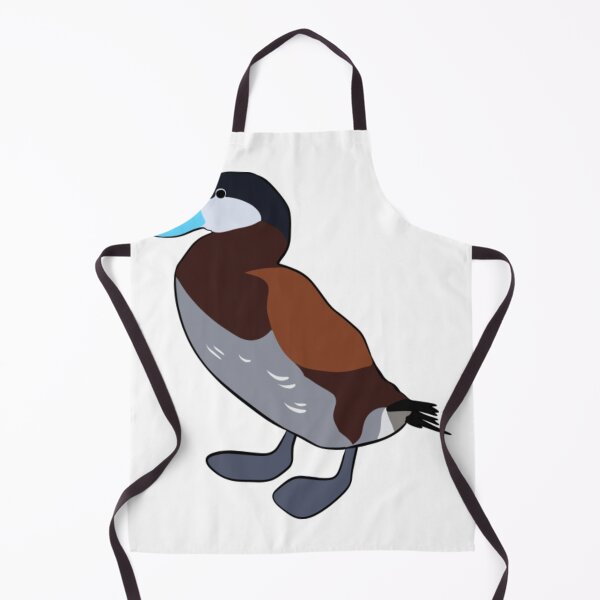 Item preview, Cute Ruddy Duck Blue Bill Waterfowl Cartoon designed and sold by Quiajia.