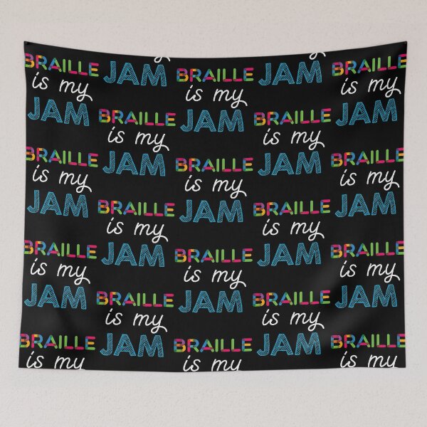 Item preview, Braille Is My Jam. Funny Braille Design designed and sold by sebasssaalinde.