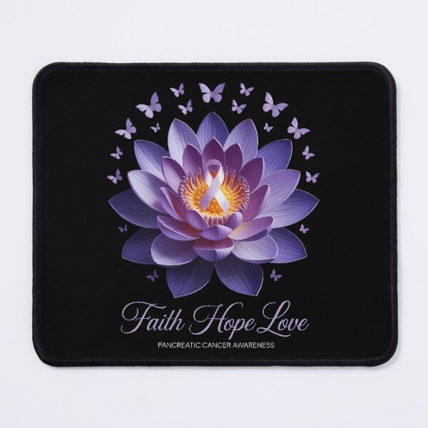 Item preview, Pancreatic Cancer Pancreatic Awareness Sublimation Purple Ribbon Cancer Support designed and sold by sailorjessiArt.