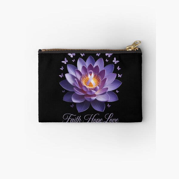 Item preview, Pancreatic Cancer Pancreatic Awareness Sublimation Purple Ribbon Cancer Support designed and sold by sailorjessiArt.