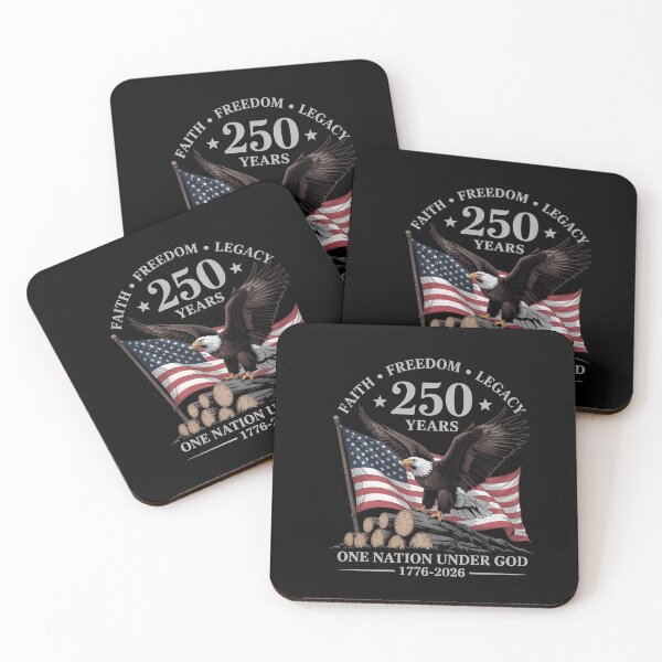 Item preview, 250 Years Faith Freedom Legacy Eagle designed and sold by scarryLoopOP.