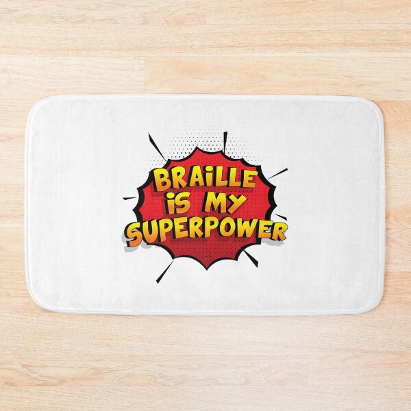 Item preview, Braille Is My Superpower Funny Design Braille Gift designed and sold by sebasssaalinde.
