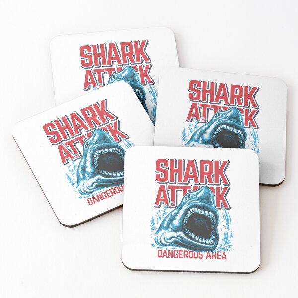 Item preview, Shark Attack Dangerous Area Retro Graphic designed and sold by artworkathome.