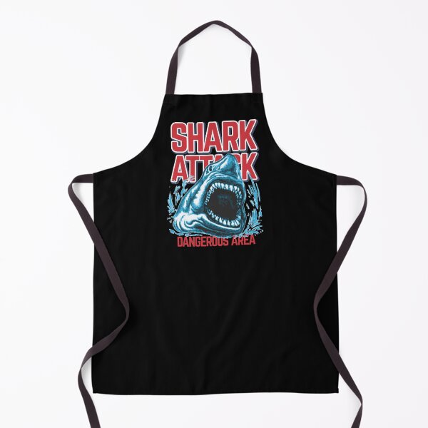 Item preview, Shark Attack Dangerous Area Retro Graphic designed and sold by artworkathome.