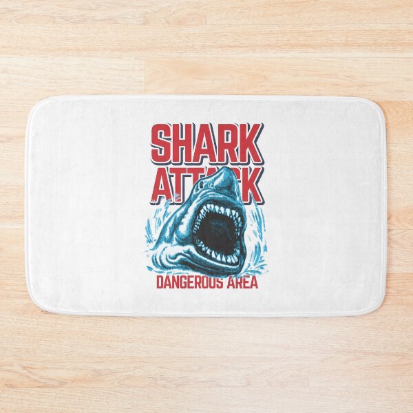 Item preview, Shark Attack Dangerous Area Retro Graphic designed and sold by artworkathome.