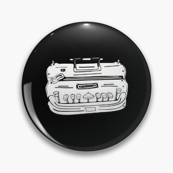 Item preview, Brailler. Black Line Illustration Front View. Mint designed and sold by sebasssaalinde.