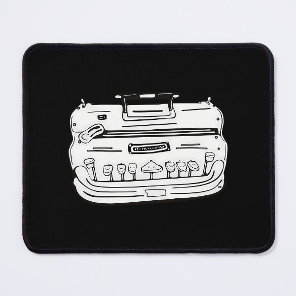 Item preview, Brailler. Black Line Illustration Front View. Mint designed and sold by sebasssaalinde.
