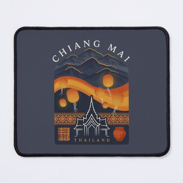 Item preview, World travel fly to  Chiangmai Thailand ,travel souvenir , brafdesign  designed and sold by Brafdesign.