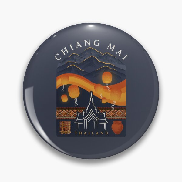 Item preview, World travel fly to  Chiangmai Thailand ,travel souvenir , brafdesign  designed and sold by Brafdesign.