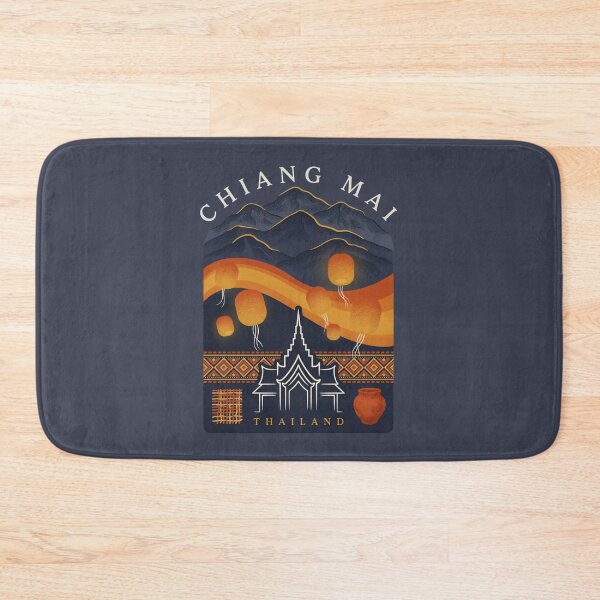 Item preview, World travel fly to  Chiangmai Thailand ,travel souvenir , brafdesign  designed and sold by Brafdesign.