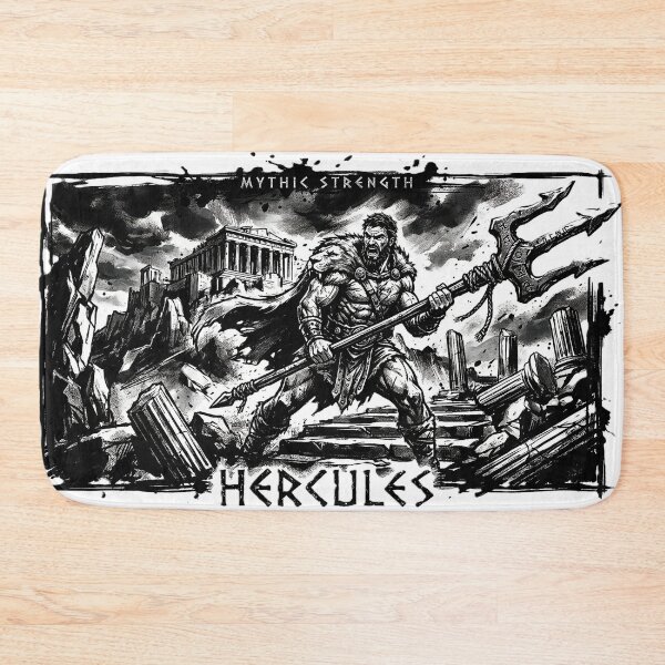 Item preview, Hercules Mythic Strength Greek Mythology Gym Graphic designed and sold by ShadowSketch-HP.