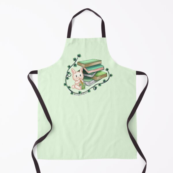 Item preview, Matcha Bunny and Books designed and sold by KrystalBStudios.