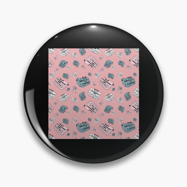 Item preview, Braillers. Illustration Of Braille Typing Device. Pink And Green Repeating Pattern. designed and sold by sebasssaalinde.