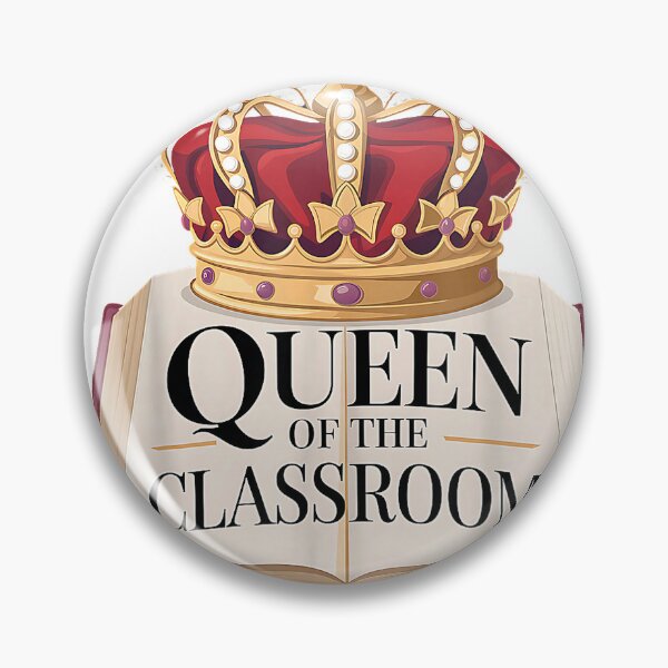 Item preview, Queen of the Classroom Appreciation Royal Crown Book T-Shirt designed and sold by JJLetterDesigns.