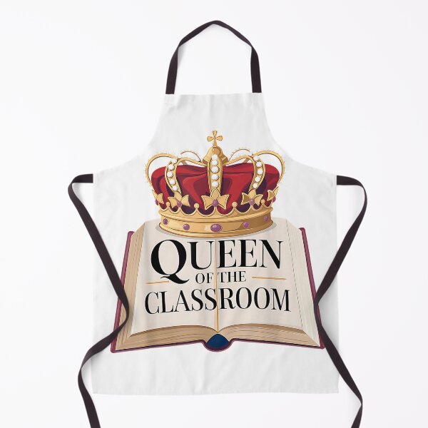 Item preview, Queen of the Classroom Appreciation Royal Crown Book T-Shirt designed and sold by JJLetterDesigns.