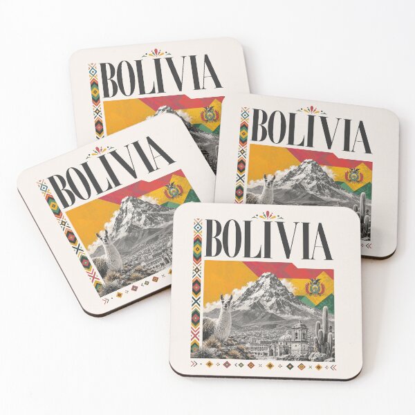 Item preview, Bolivia Andean Mountain and Llama designed and sold by AtuqStudio.