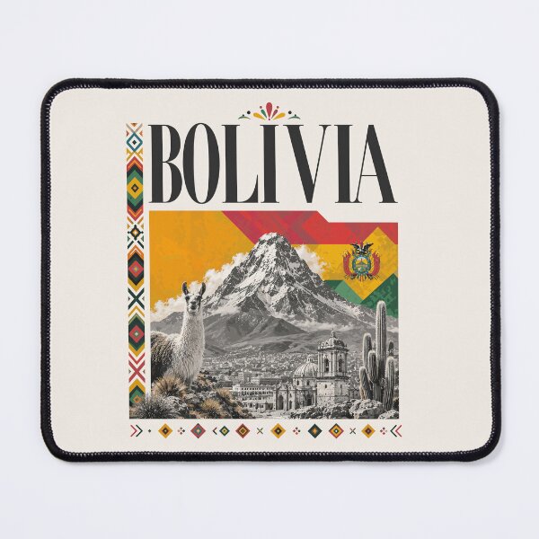 Item preview, Bolivia Andean Mountain and Llama designed and sold by AtuqStudio.