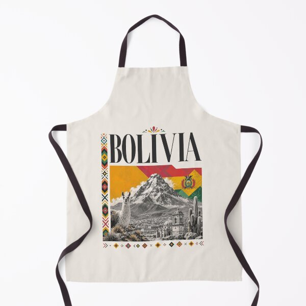 Item preview, Bolivia Andean Mountain and Llama designed and sold by AtuqStudio.