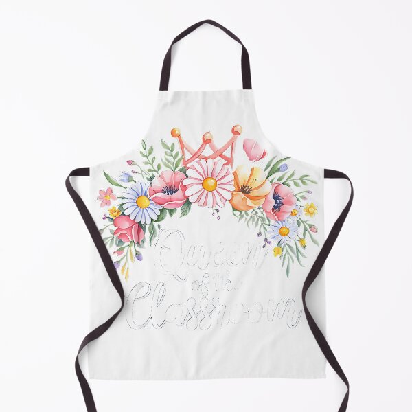 Item preview, Queen of the Classroom Teacher Appreciation Wildflower Crown T-Shirt designed and sold by DArtfulStudio.