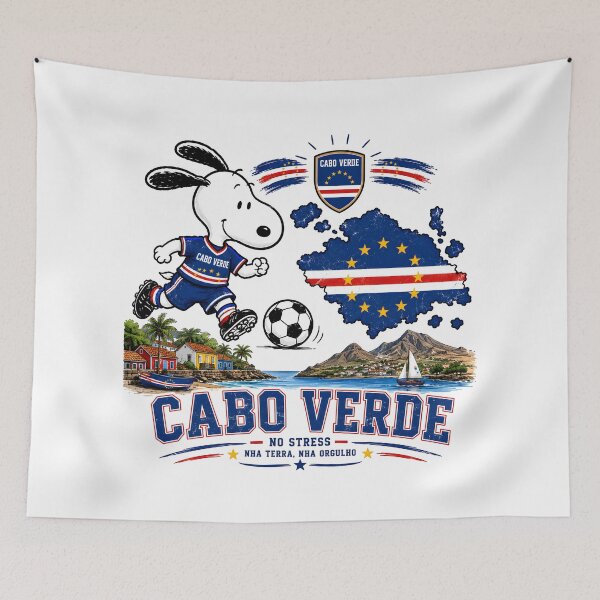 Item preview, Snoopy Cape Verde Team World Cup 2026 designed and sold by Har-vee.