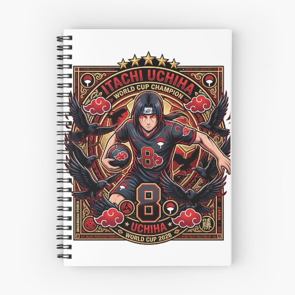 Item preview, Dark Raven Ninja Soccer - Shadow Illusionist Football Crest Art designed and sold by MugenAnime.