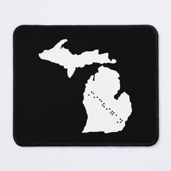 Item preview, Michigan State Shape Braille Shirt designed and sold by sebasssaalinde.
