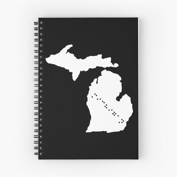 Item preview, Michigan State Shape Braille Shirt designed and sold by sebasssaalinde.