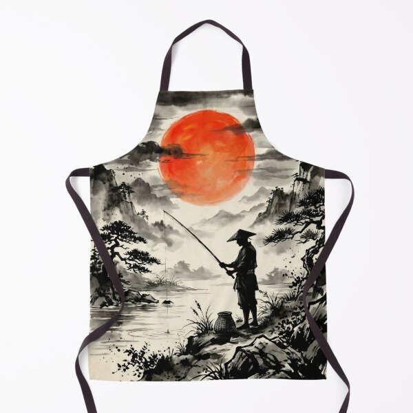 Item preview, Crimson Sun Fisherman designed and sold by Tnerv.