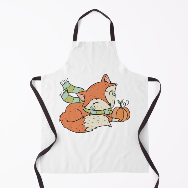 Item preview, Cozy Harvest Fox Sleeping with Pumpkin Autumn Art designed and sold by Vpartdesign.