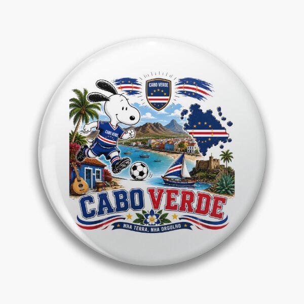 Item preview, Funny Snoopy Cape Verde Team World Cup 2026 designed and sold by Har-vee.