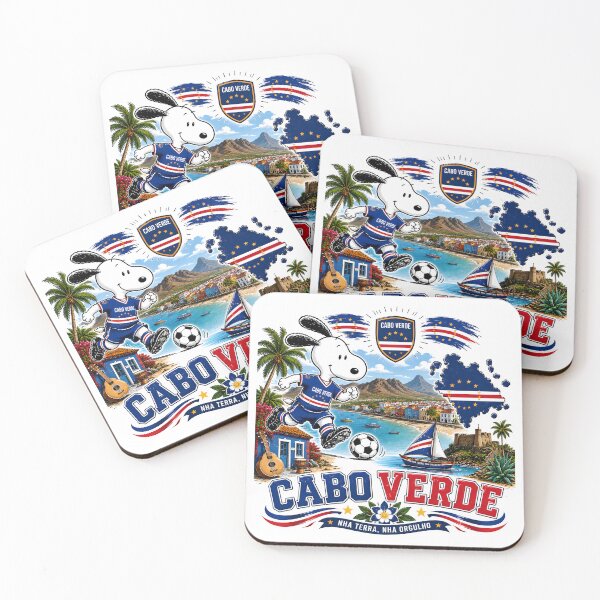 Item preview, Funny Snoopy Cape Verde Team World Cup 2026 designed and sold by Har-vee.